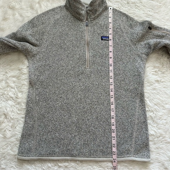 Patagonia Jacket Women's Better Sweater 1/4-Zip Fleece Pullover Pelican Sz S - Picture 11 of 12